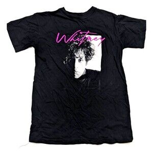 Whitney‎ Houston Tee T-shirt Women's Size M  Black